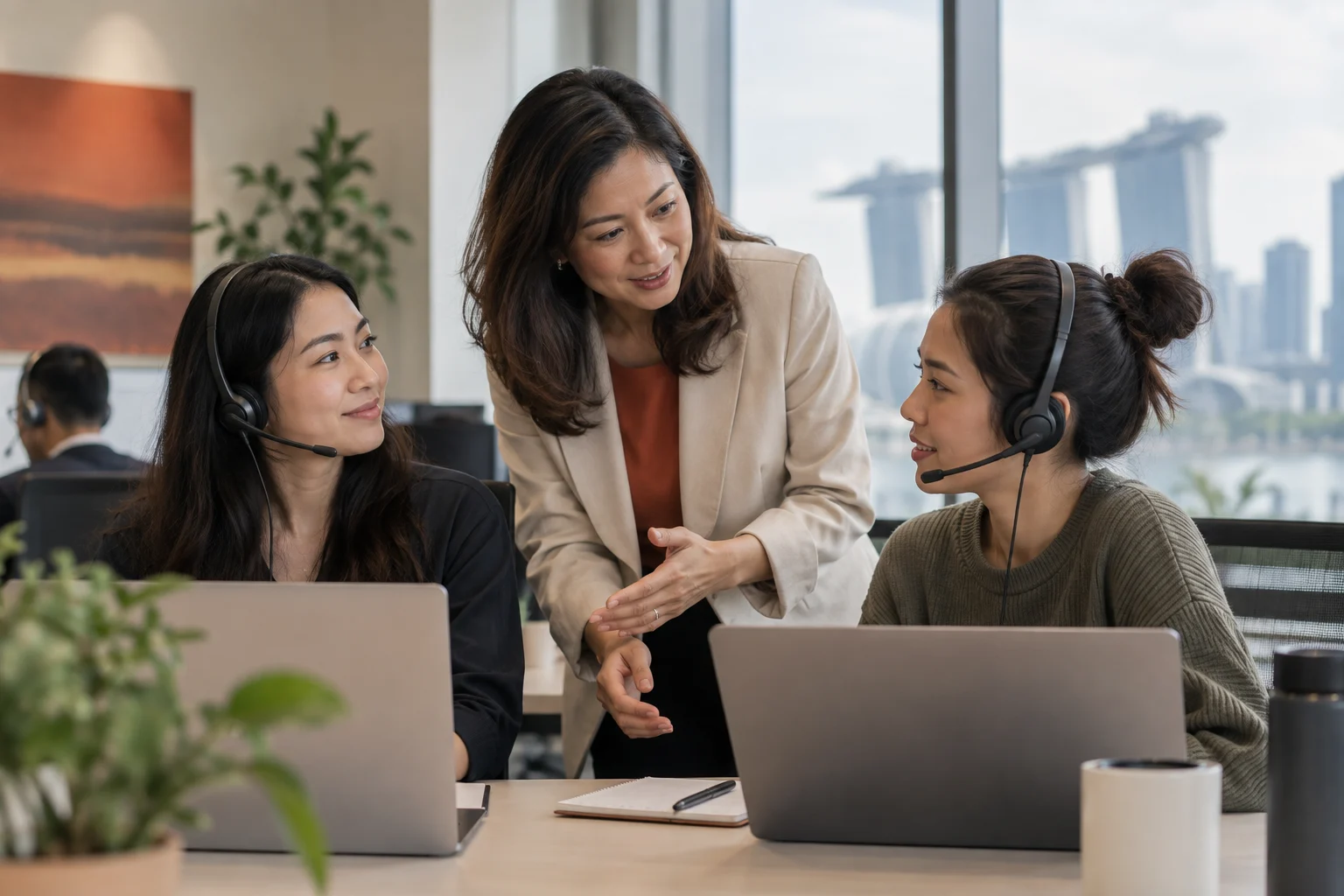AI training for customer service and support teams